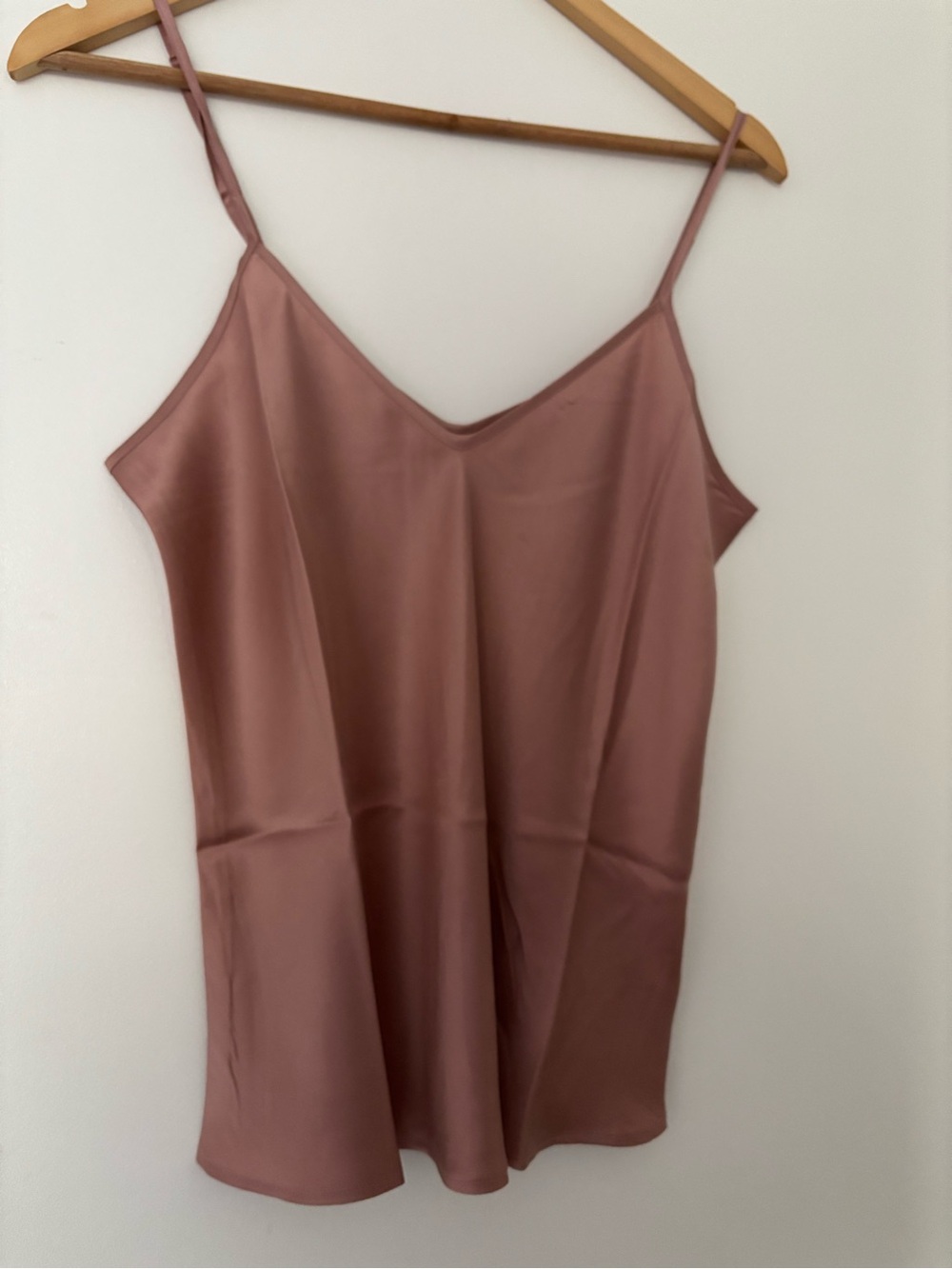 Silky Slip Cami in Dusty Rose